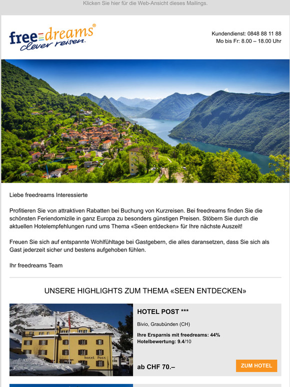 Traumhotels zu absoluten Schnppchenpreisen