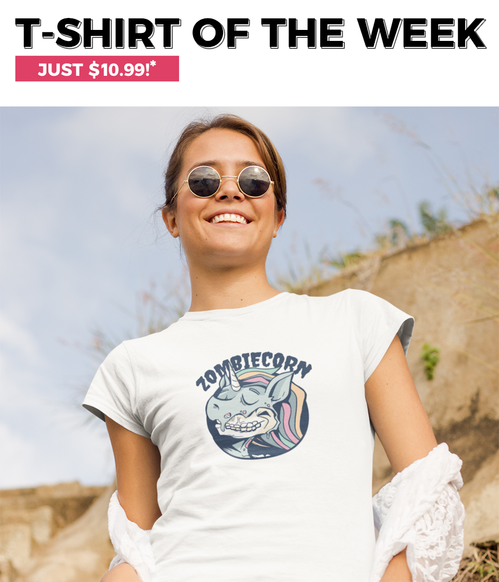 Spreadshirt What eats brains and poops glitter? Milled