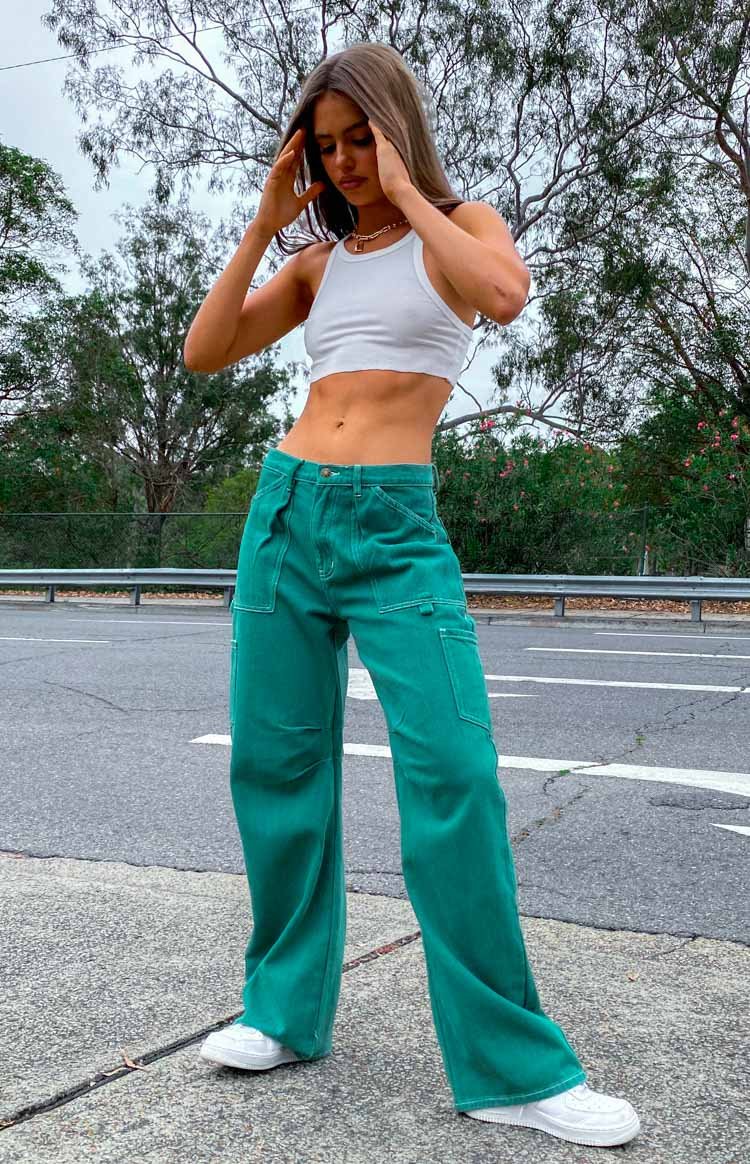 Image of Lioness Miami Vice Pant Green