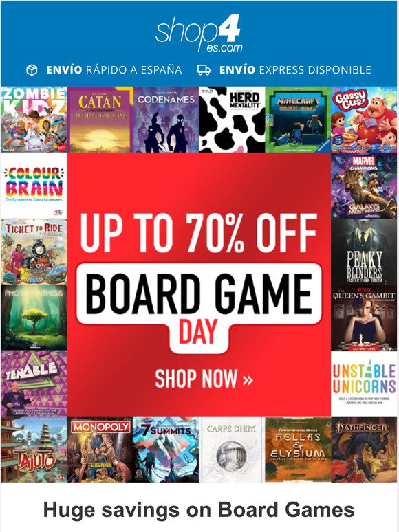 Celebrate Board Game Day with BIG Savings!