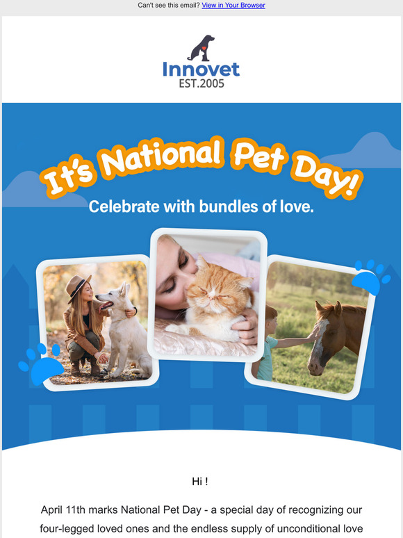 Celebrate National Pet Day With Us!  