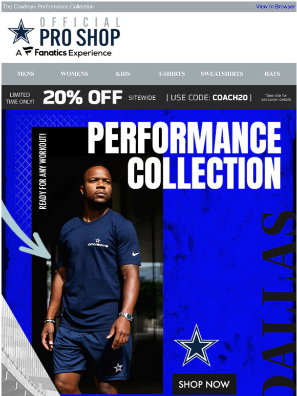 Dallas Cowboys Pro Shop Discounts