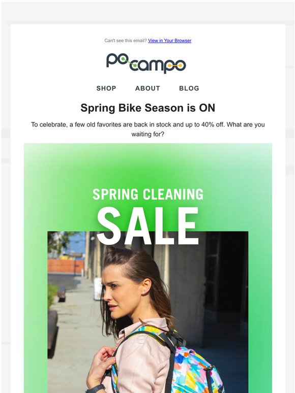 40% off! Don't miss spring cleaning savings 