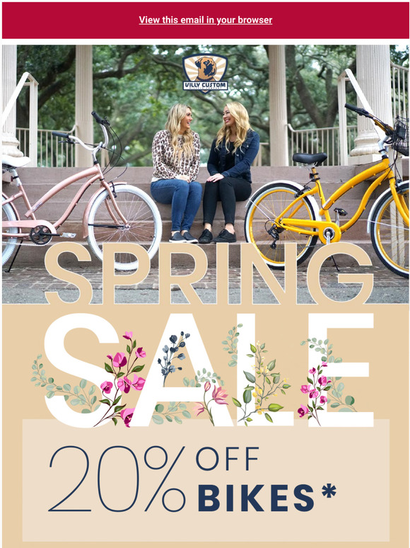 Save Up to 30% Off All Bikes!