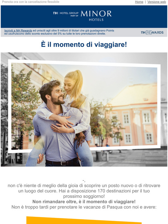 -il momento di viaggiare! Scopri i vantaggi all'interno