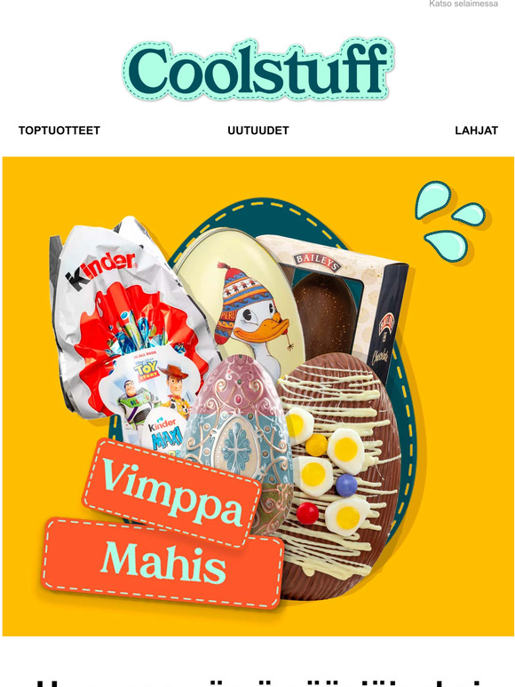 Vimppa mahis: Hanki paasiaismunat ajoissa