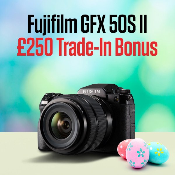 Fujifilm GFX 50 S II £250 Trade-In Bonus