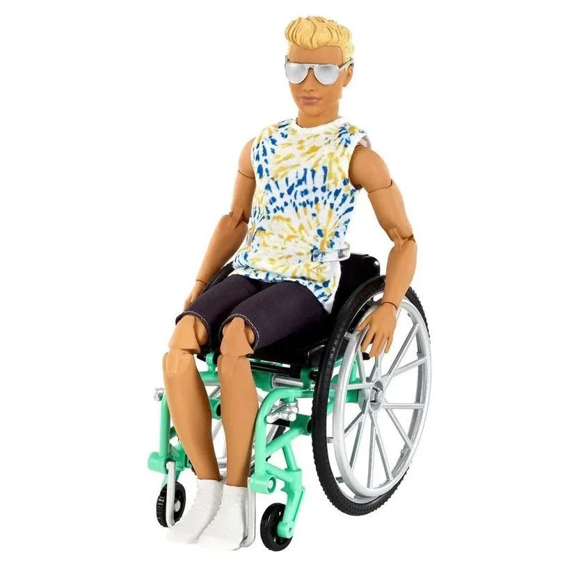 Ken Fashionista Na Cadeira de Rodas - Mattel