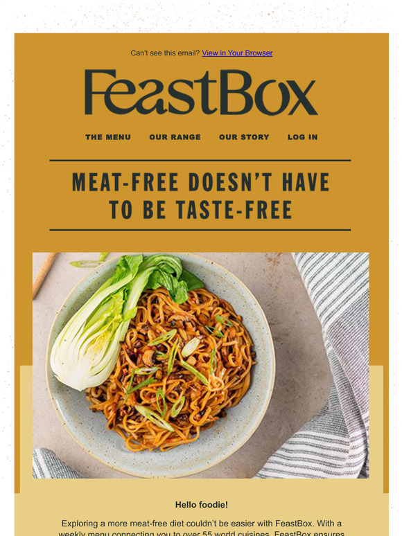 Meat-free doesn't mean taste-free
