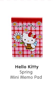 Hello Kitty Spring Mini Memo Pad