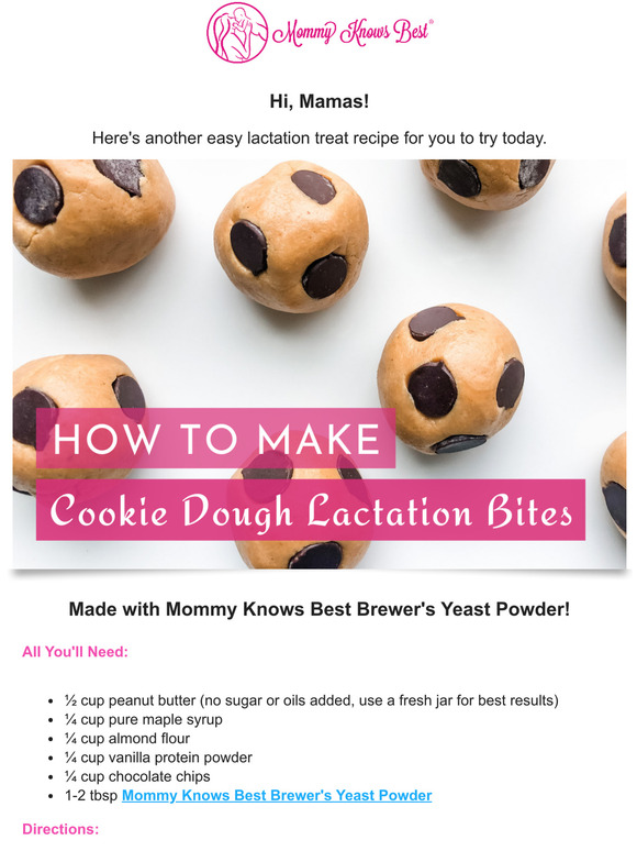 Check out this tasty lactation recipe! 