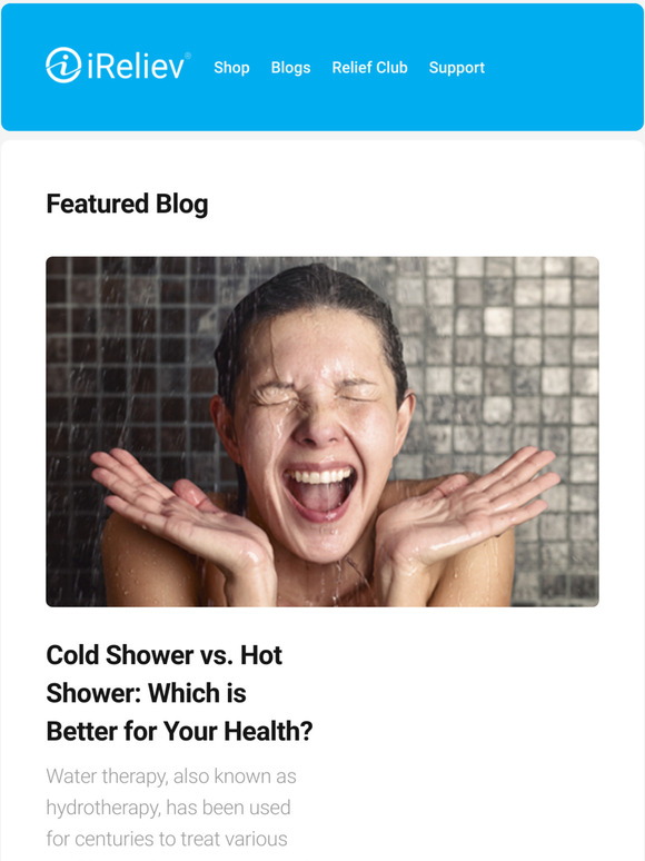 Irelievproducts Cold Shower Vs Hot Shower Which Is Better For Your