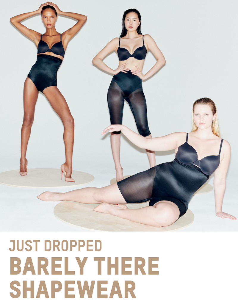 SKIMS: Just Dropped: Barely There Shapewear