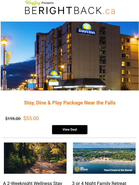 $55 for a Stay, Dine & Play Package Near the Falls