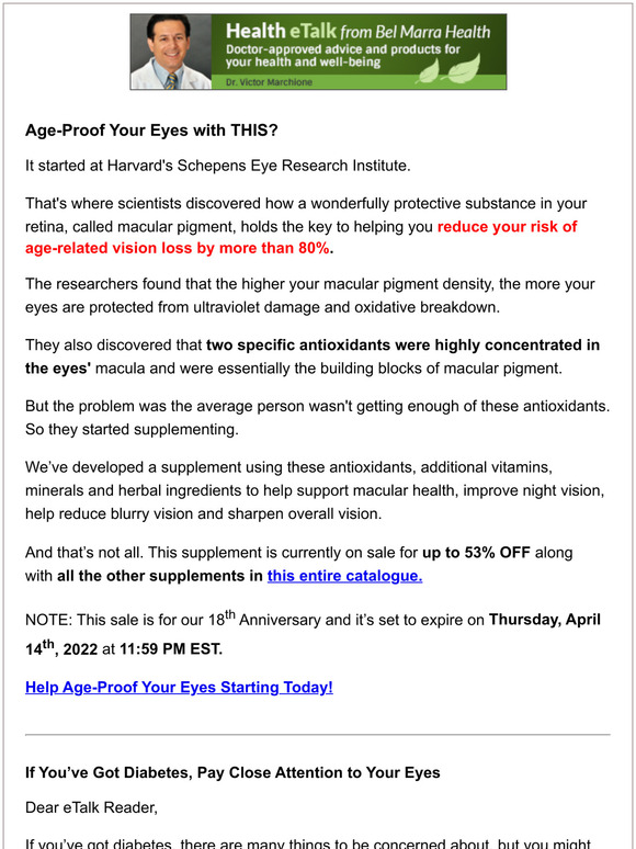 Age-Proof Your Eyes with THIS?