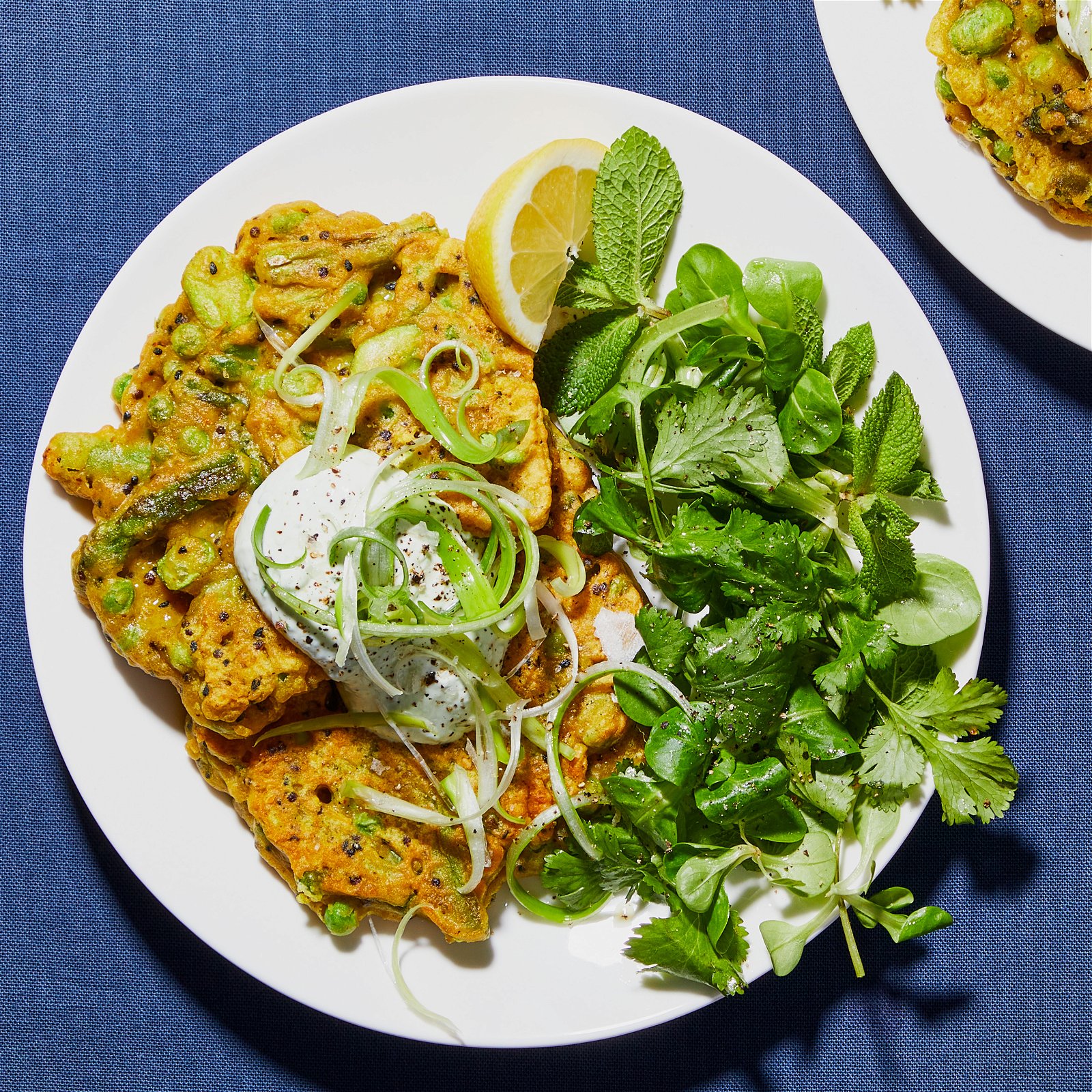 Spring vegetable and quinoa fritters