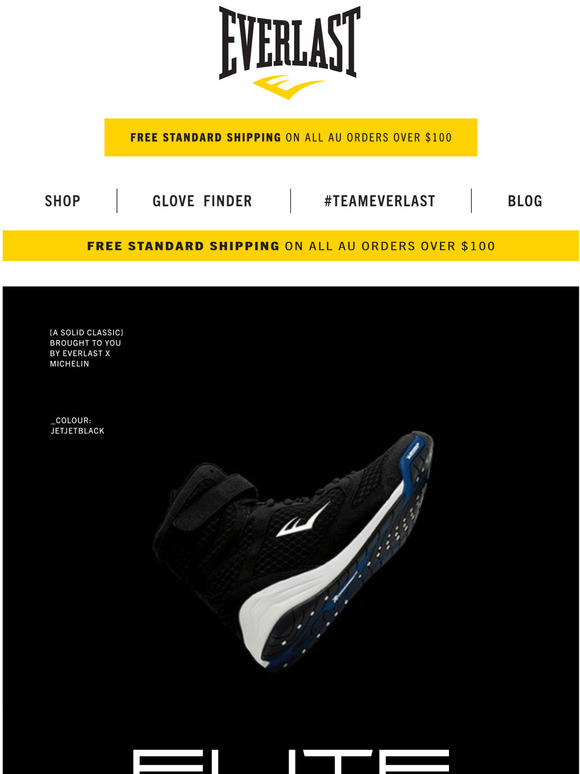 Everlast Our best boxing boots, in new colours Milled