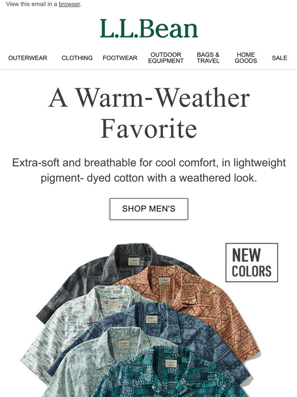 L.L.Bean The Shirt Customers Come Back For Milled