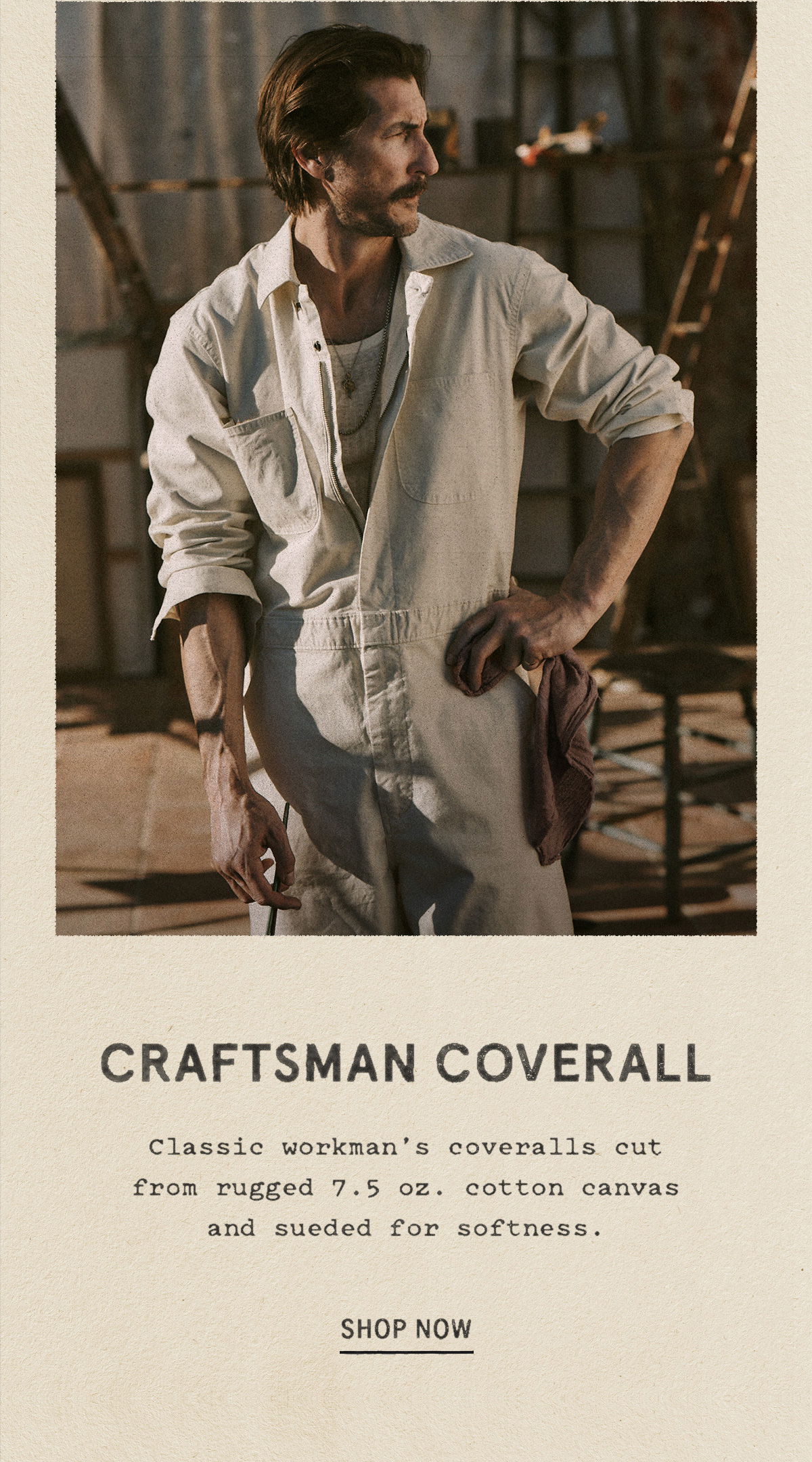 Buck Mason: The Craftsman Canvas Coverall