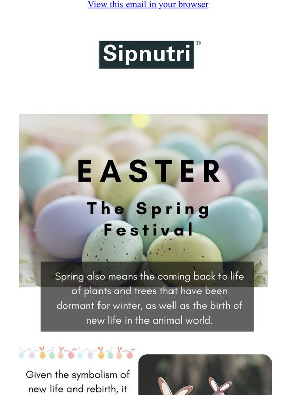 Sipnutri Easter Sale Starts Now