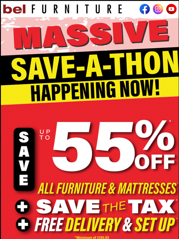 Massive Save-A-Thon Begins