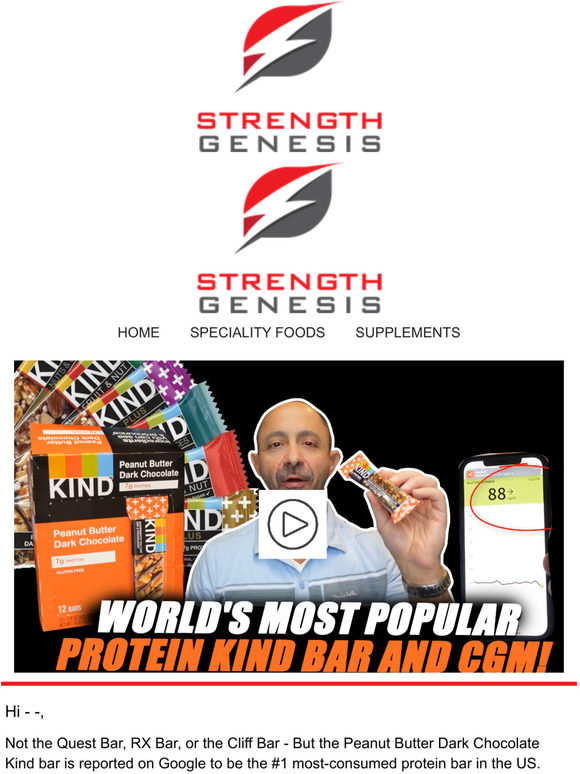 Strength Genesis The Most Popular Protein Bar in the World Might