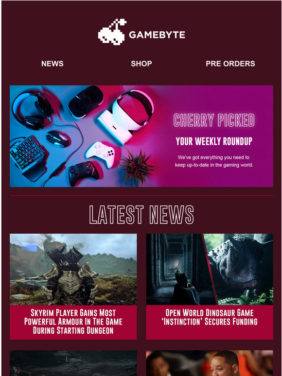 Your weekly gaming round-up