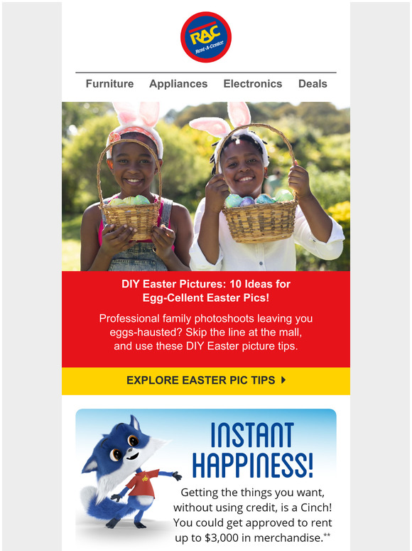 RentACenter Your April RentACenter Update Milled