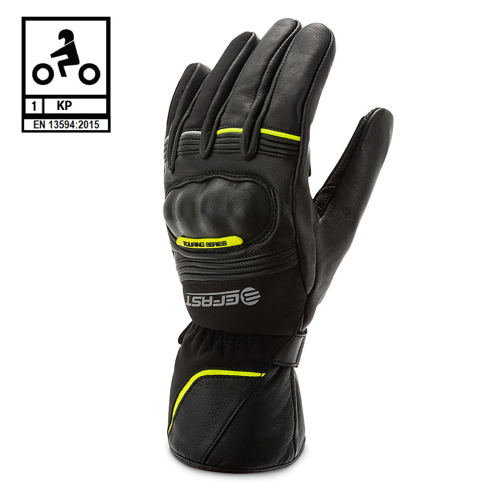 Guanti Moto Pelle Racing Befast TRONIC Certificati CE Nero