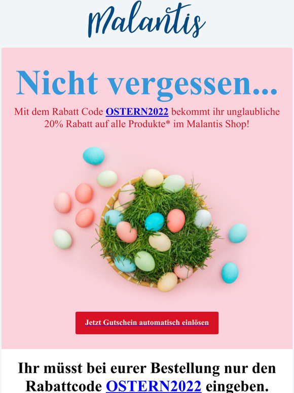 Malantis Reminder  Ostern 2022