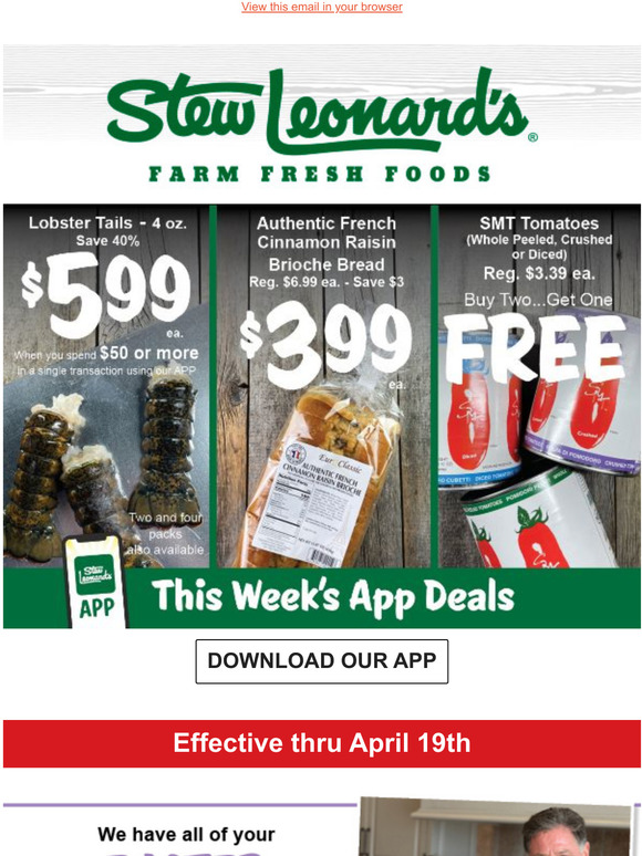 Stew Leonard's Gift Baskets Weekly Specials Easter Essentials On Sale