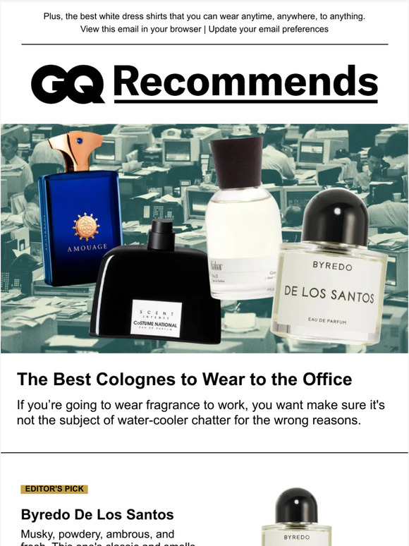 GQ magazine The Best Colognes to Wear to the Office Milled
