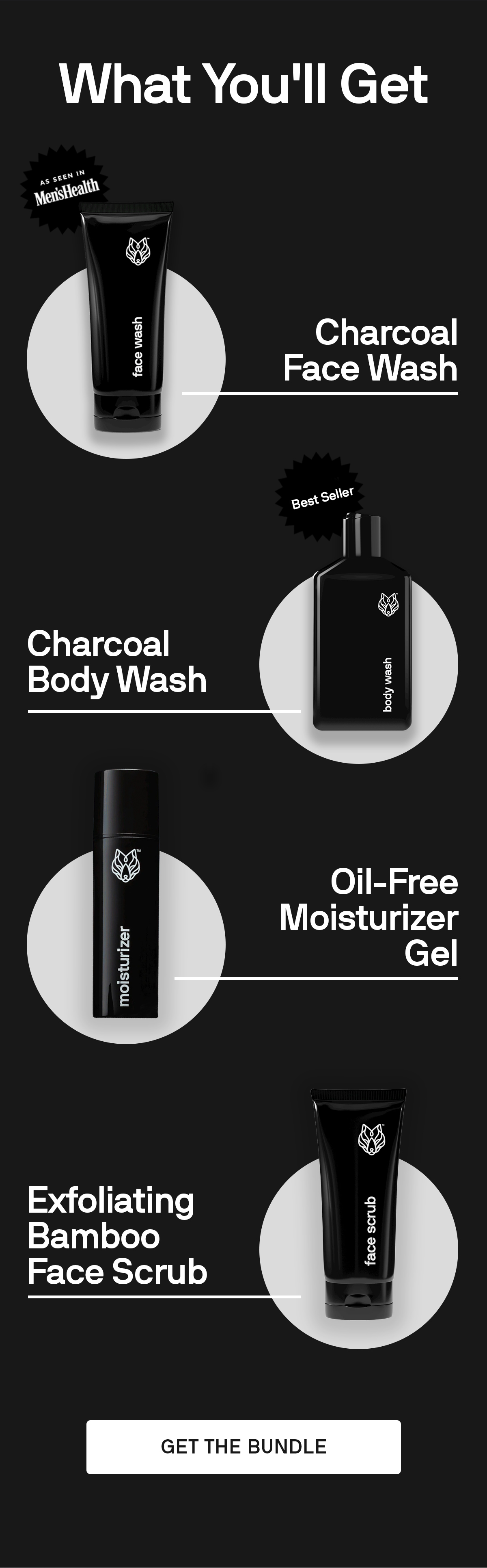 Black Wolf Nation The ultimate skincare bundle. Milled