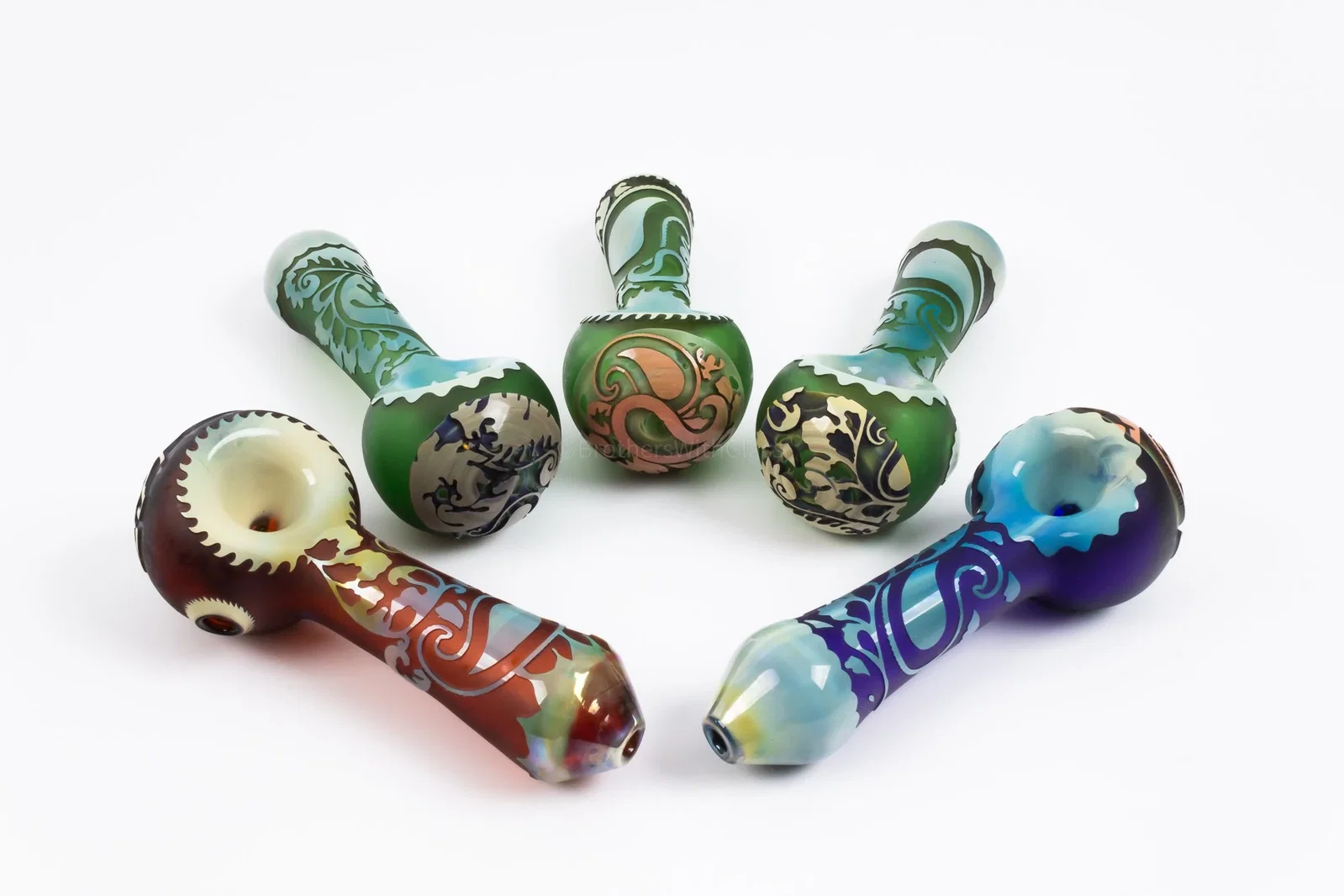 Liberty 503 Sandblasted With Cap Hand Pipe - Paisley