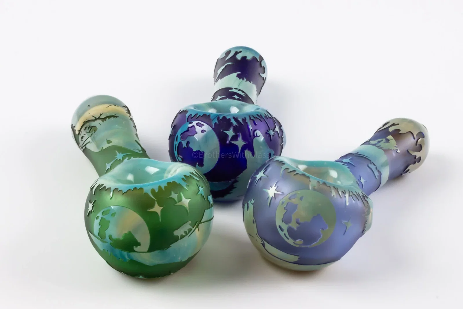 Liberty 503 Fumed Sandblasted Hand Pipe - Wolf