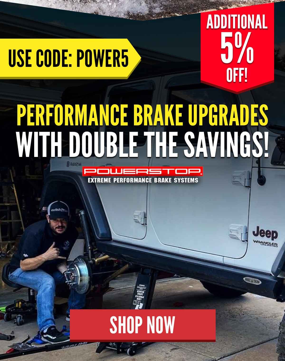 Performance Brake Upgrades With Double The Savings!