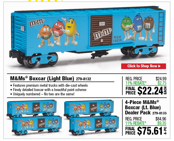 M&Ms Boxcar