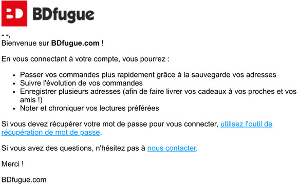 Bienvenue --