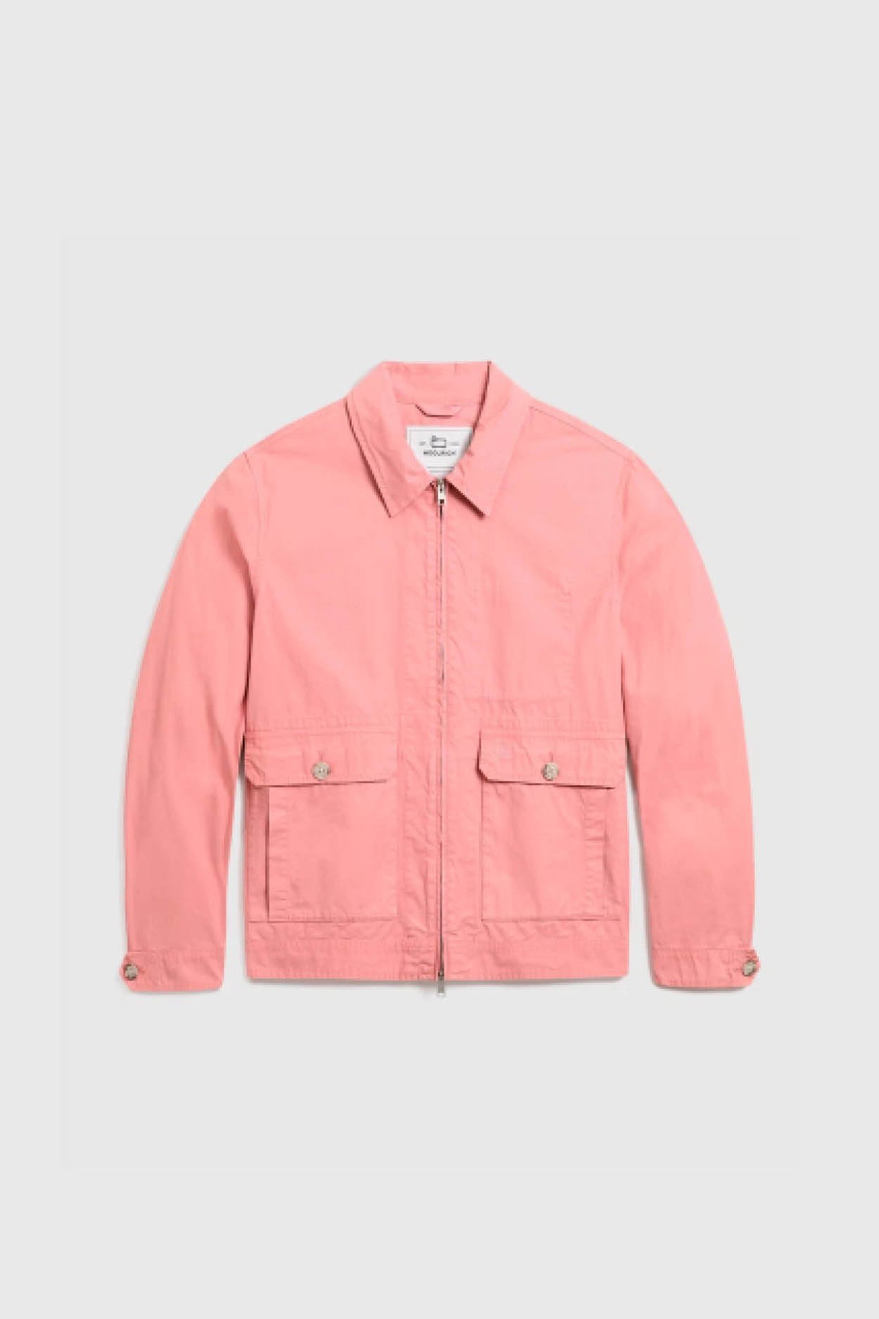 Crew short jacket in soft garment-dyed cotton