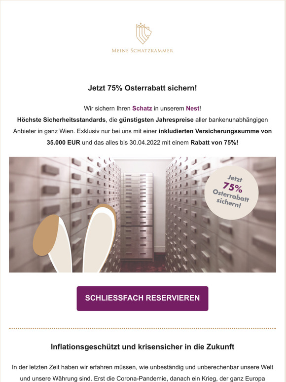 75% Rabatt auf Schliefcher | Meine Schatzkammer