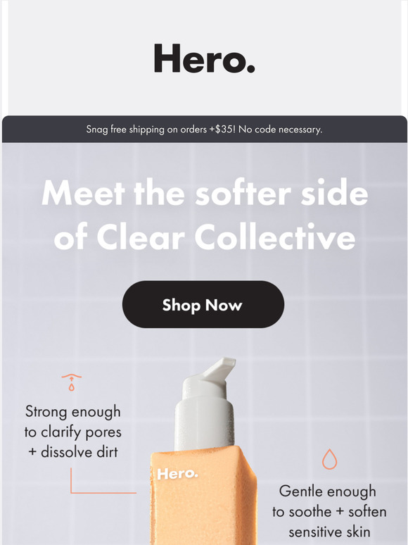 Say hello to the softer side of Clear Collective