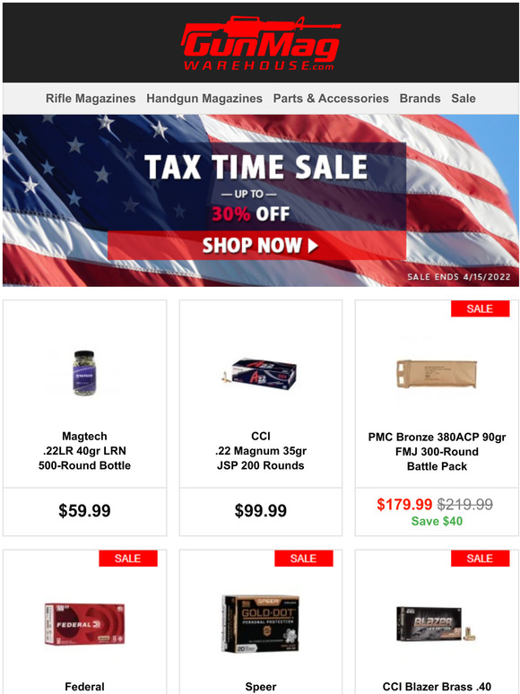 GunMag Warehouse Load up with Discounts on Ammunition Milled