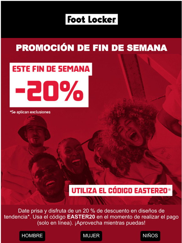 Foot Locker ES: Disfruta de hasta un -30 % en artculos seleccionados |  Milled