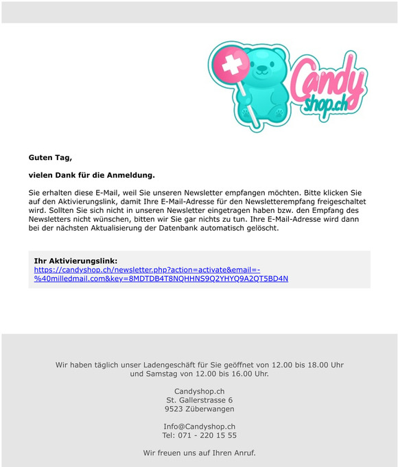 Ihre Newsletteranmeldung