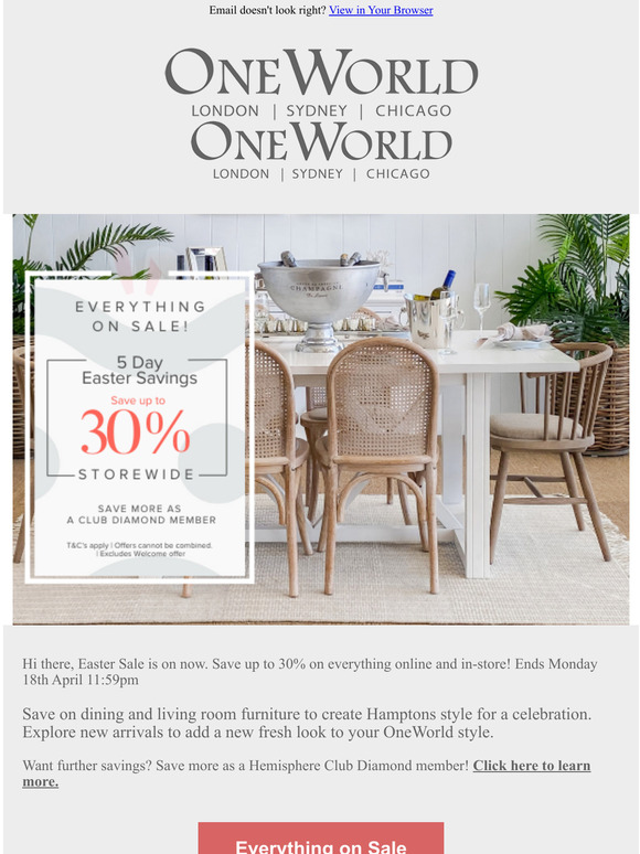 Celebrate this Easter with everything on sale!