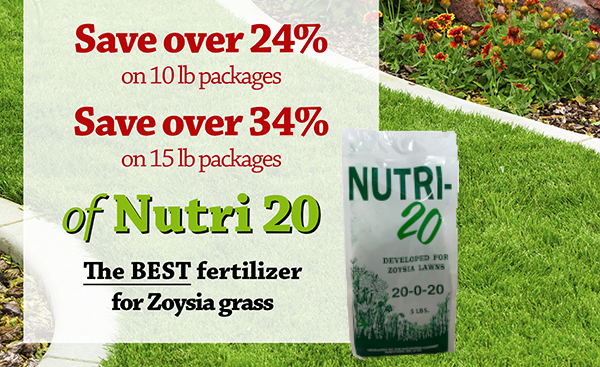 Nutri 20, The best fertilizer for Zoysia grass