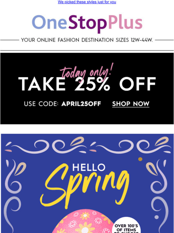 One Stop Plus Applied to your order 25 OFF Milled