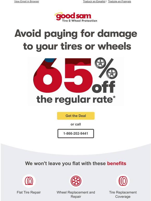 Good Sam Roadside Assistance Protect Your Tires & Wheels Milled