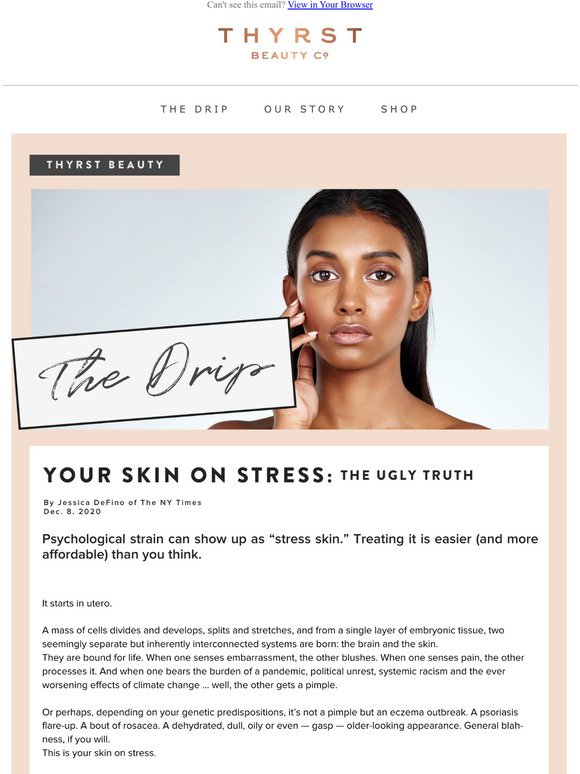 The Drip Your Skin On Stress
