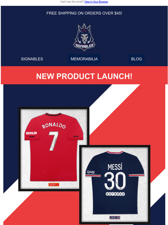 Lionel Messi Authentically Signed PSG Jersey – Signables